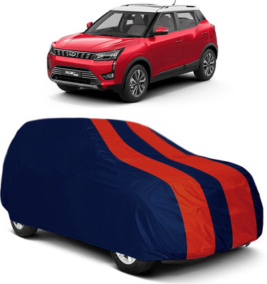 MoTRoX Car Cover For Mahindra XUV 300 (Without Mirror Pockets)(Red, Blue)