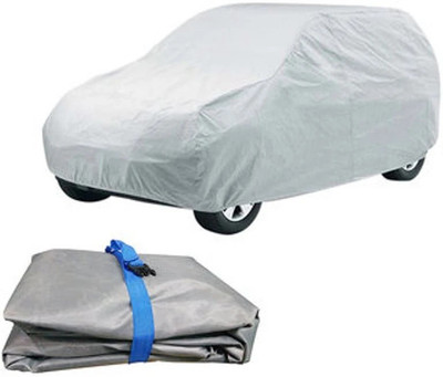 Auto Age Car Cover For Maruti Suzuki Alto, Zen, Alto 800 (With Mirror Pockets)(Black, Silver)