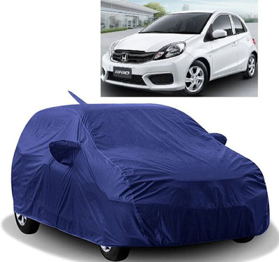 APNEK Car Cover For Maruti Brio (With Mirror Pockets)(Blue)