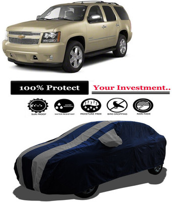 Amexride Car Cover For Chevrolet Tahoe 5.7L V8 (With Mirror Pockets)(Grey)
