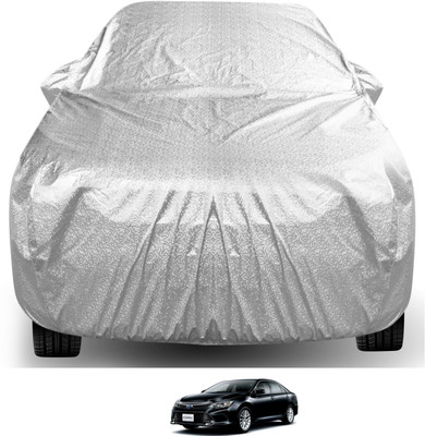 Auto Hub Car Cover For Toyota Camry (With Mirror Pockets)(Silver)