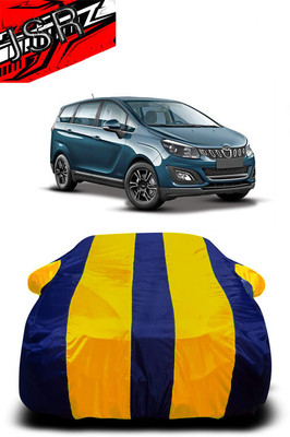 J S R Car Cover For Mahindra Marazzo (With Mirror Pockets)(Yellow, Blue)