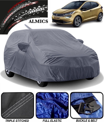 ALMICS Car Cover For Tata Altroz (With Mirror Pockets)(Grey)