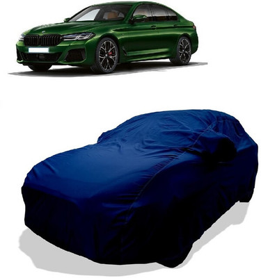 Coxtor Car Cover For BMW 5 Series E60 530D (With Mirror Pockets)(Green)