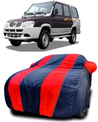 DIGGU Car Cover For ICML Extreme Winner DI PS AC 9Seater BSIII (With Mirror Pockets)(Red, Blue)