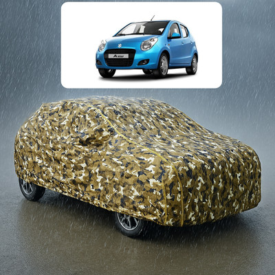 CODOKI Car Cover For Maruti A-Star LX (With Mirror Pockets)(Yellow)