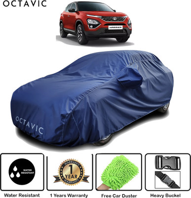 octavic Car Cover For Tata Harrier (With Mirror Pockets)(Blue)