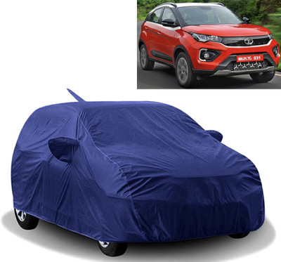 octavic Car Cover For Tata Nexon (With Mirror Pockets)(Blue)