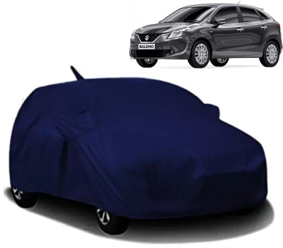 AXLOZ Car Cover For Maruti Suzuki Baleno (With Mirror Pockets)(Blue)