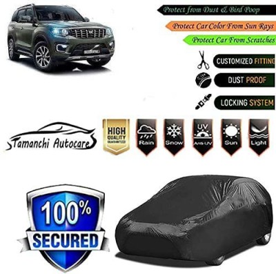 Tamanchi Autocare Car Cover For Mahindra Scorpio(Black)