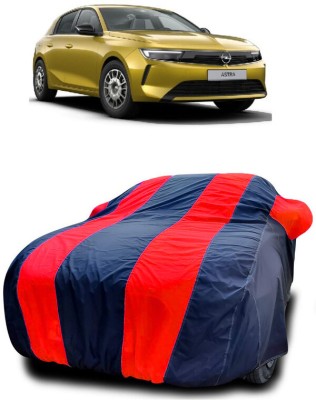 DIGGU Car Cover For Opel Astra (With Mirror Pockets)(Red, Blue)