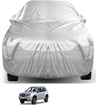 Auto Hub Car Cover For Nissan Terrano (With Mirror Pockets)(Silver)