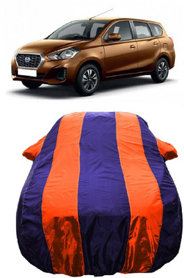 Wegather Car Cover For Datsun Go Plus A Option Petrol (With Mirror Pockets)(Orange)