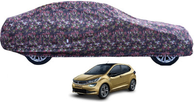 Auto Hub Car Cover For Tata Altroz (With Mirror Pockets)(Green)