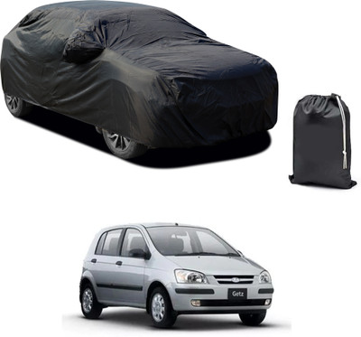 CODOKI Car Cover For Hyundai Getz (With Mirror Pockets)(Black)
