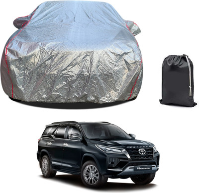 PAGORA Car Cover For Toyota Fortuner (With Mirror Pockets)(Silver, For 2019, 2020, 2021, 2022, 2023 Models)