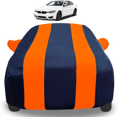 Auto Hub Car Cover For BMW 325i (With Mirror Pockets)(Orange)