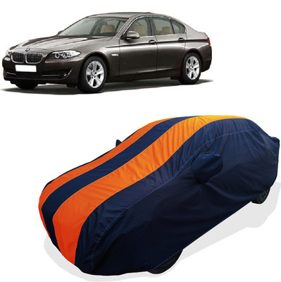 Coxtor Car Cover For BMW 5 Series 525d (With Mirror Pockets)(Orange)
