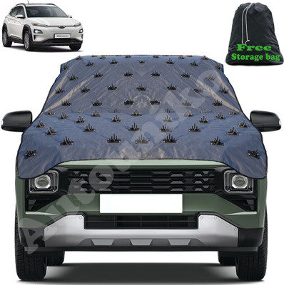 autouniko Car Cover For Hyundai Kona (Without Mirror Pockets)(Grey)