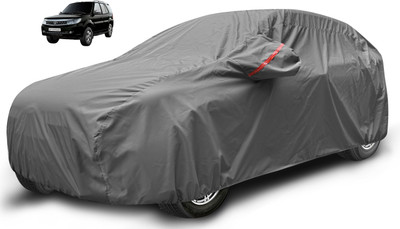 Auto Hub Car Cover For Tata Safari Storme (With Mirror Pockets)(Grey)