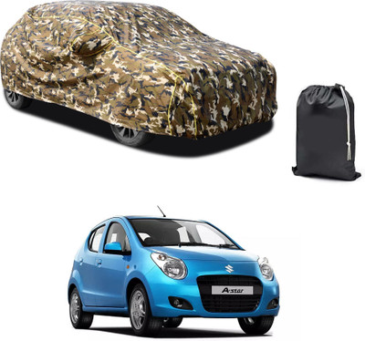 PAGORA Car Cover For Maruti Suzuki Alto 800 (With Mirror Pockets)(Yellow)