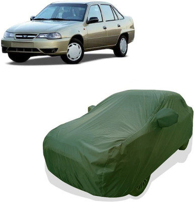 Tricway Car Cover For Daewoo Nexia DOCH 1.5L (With Mirror Pockets)(Green)