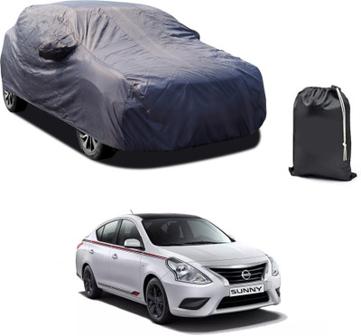 PAGORA Car Cover For Nissan Sunny (With Mirror Pockets)(Grey)