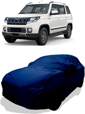 Coxtor Car Cover For Mahindra TUV 300 T6 Plus Diesel (With Mirror Pockets)(Blue)