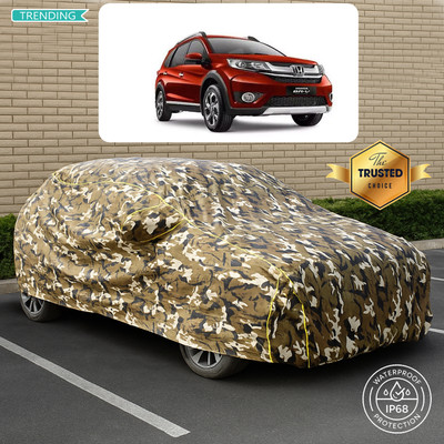 CODOKI Car Cover For Honda BRV i-DTEC VX MT (With Mirror Pockets)(Yellow, Multicolor)