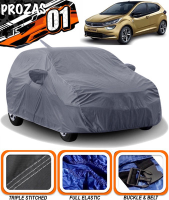 prozas Car Cover For Tata Altroz (With Mirror Pockets)(Grey)