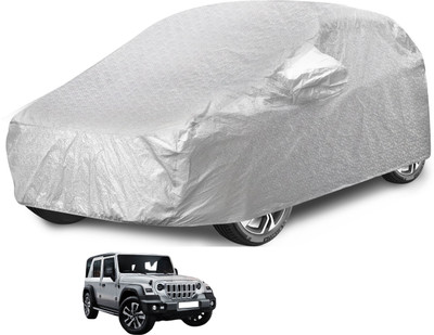 MOCKHE Car Cover For Mahindra Universal For Car (With Mirror Pockets)(Silver)