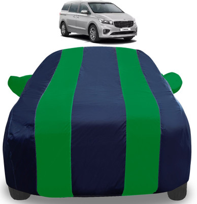 Auto Hub Car Cover For Kia Carnival (With Mirror Pockets)(Green)