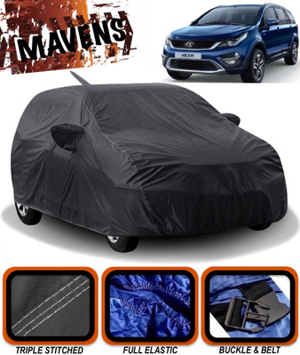 MAVENS Car Cover For Tata Hexa (With Mirror Pockets)(Black)