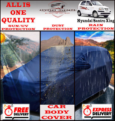Tamanchi Autocare Car Cover For Hyundai Santro Xing(Blue)