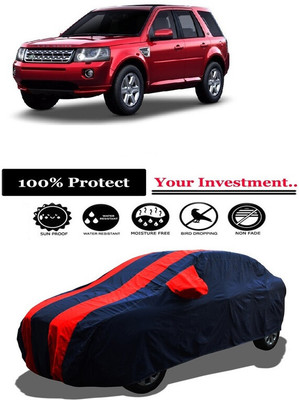 Amexride Car Cover For Land Rover Freelander 2 (With Mirror Pockets)(Red)