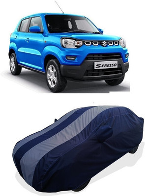 Coxtor Car Cover For Maruti Suzuki S-Presso Vxi AMT (With Mirror Pockets)(Grey)