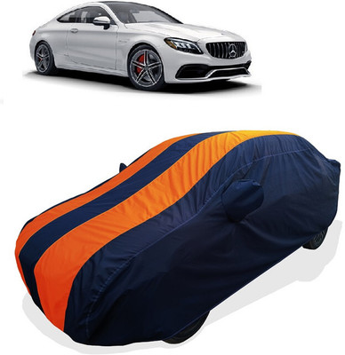 Coxtor Car Cover For Mercedes Benz C-Class C 63 S AMG (With Mirror Pockets)(Orange)