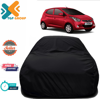 TGP GROUP Car Cover For Hyundai Eon (Without Mirror Pockets)(Black)