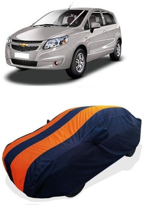 QLAX Car Cover For Maruti Uva Split (With Mirror Pockets)(Orange)