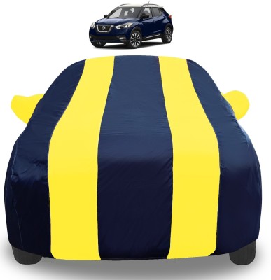 Auto Hub Car Cover For Nissan Kicks (With Mirror Pockets)(Yellow)