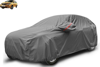Caronix Car Cover For Tata Manza (With Mirror Pockets)(Grey)
