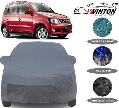V VINTON Car Cover For Mahindra Quanto (With Mirror Pockets)(Grey)