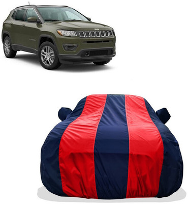 Tricway Car Cover For Jeep Compass 2.0 Sport (With Mirror Pockets)(Red)