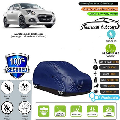 Tamanchi Autocare Car Cover For Maruti Suzuki Swift Dzire(Blue)