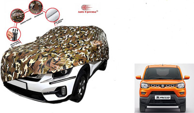 Auto Oprema Car Cover For Maruti Suzuki S-Presso (With Mirror Pockets)(Green)