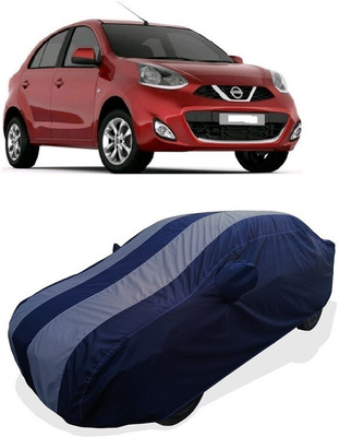 Coxtor Car Cover For Nissan Micra 1.5L (With Mirror Pockets)(Grey)