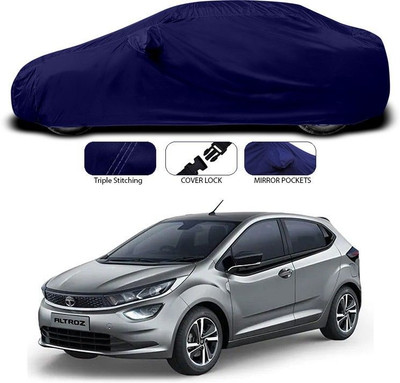ANTHUB Car Cover For Tata Altroz (With Mirror Pockets)(Blue)