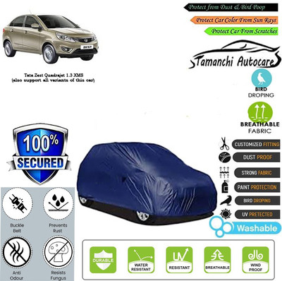 Tamanchi Autocare Car Cover For Tata Zest Quadrajet 1.3 XMS(Blue)
