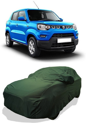 Coxtor Car Cover For Maruti Suzuki S-Presso VXI Plus AT Petrol (With Mirror Pockets)(Green)