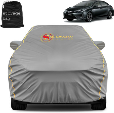 AUTOMOZEXO Car Cover For Toyota Altis (With Mirror Pockets)(Grey)